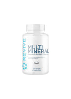 Flaska med Revive MD Multi Mineral, vit burk med blå etikett