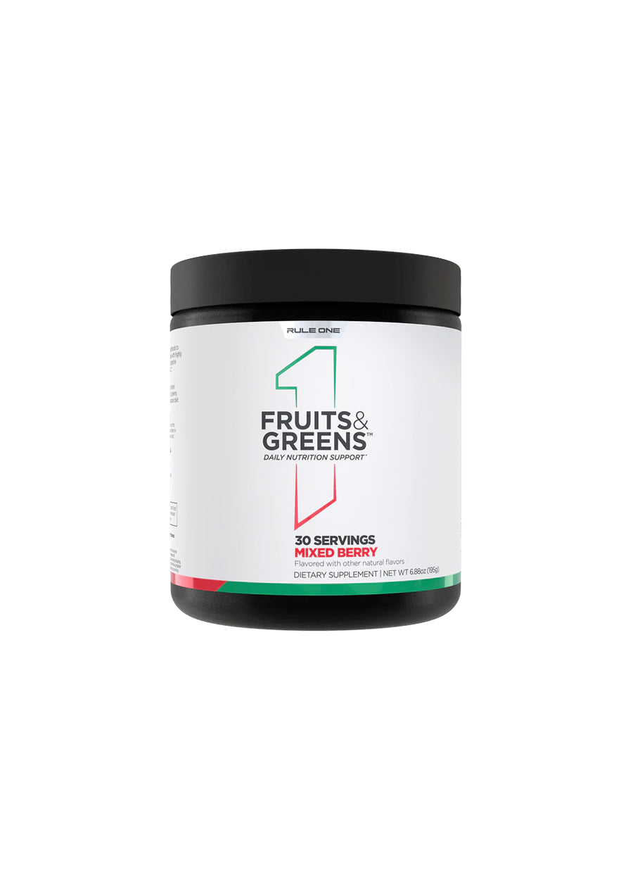 Rule One Fruits & Greens Mixed Berry 195g Framsida