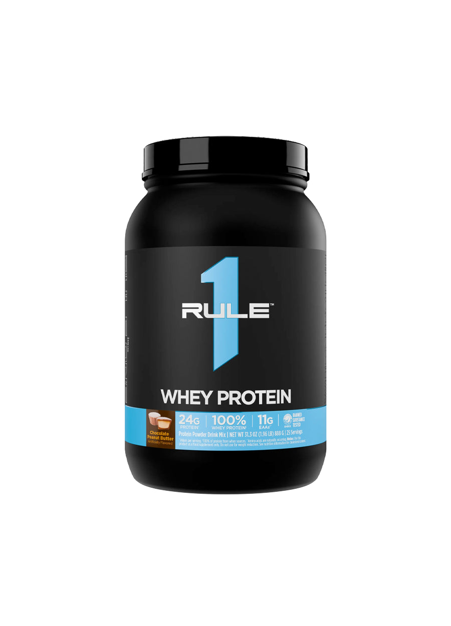 Rule One R1 Whey Blend 878g Chocolate Peanut Butter Framsida