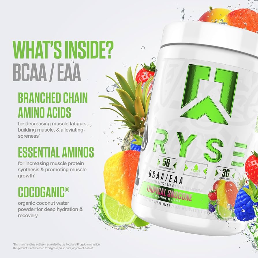 RYSE Supplements BCAA + EAA Innehåll