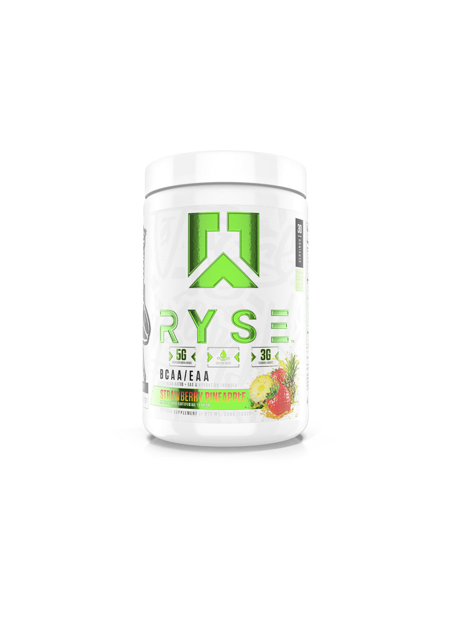 RYSE Supplements BCAA + EAA 378g Strawberry Pineapple framsida