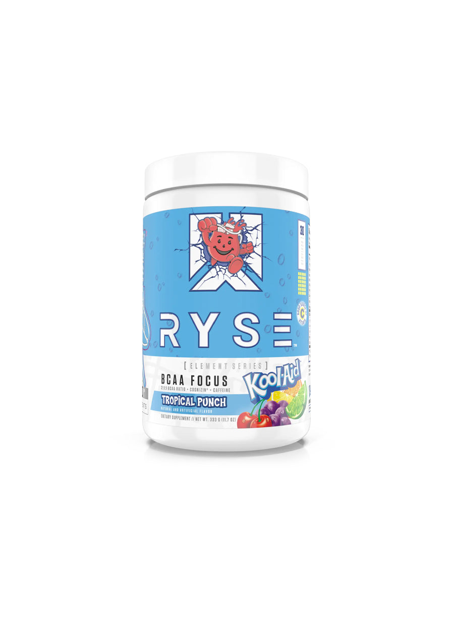 RYSE Supplements BCAA Focus 333g Kool-Aid Tropical Punch Framsida