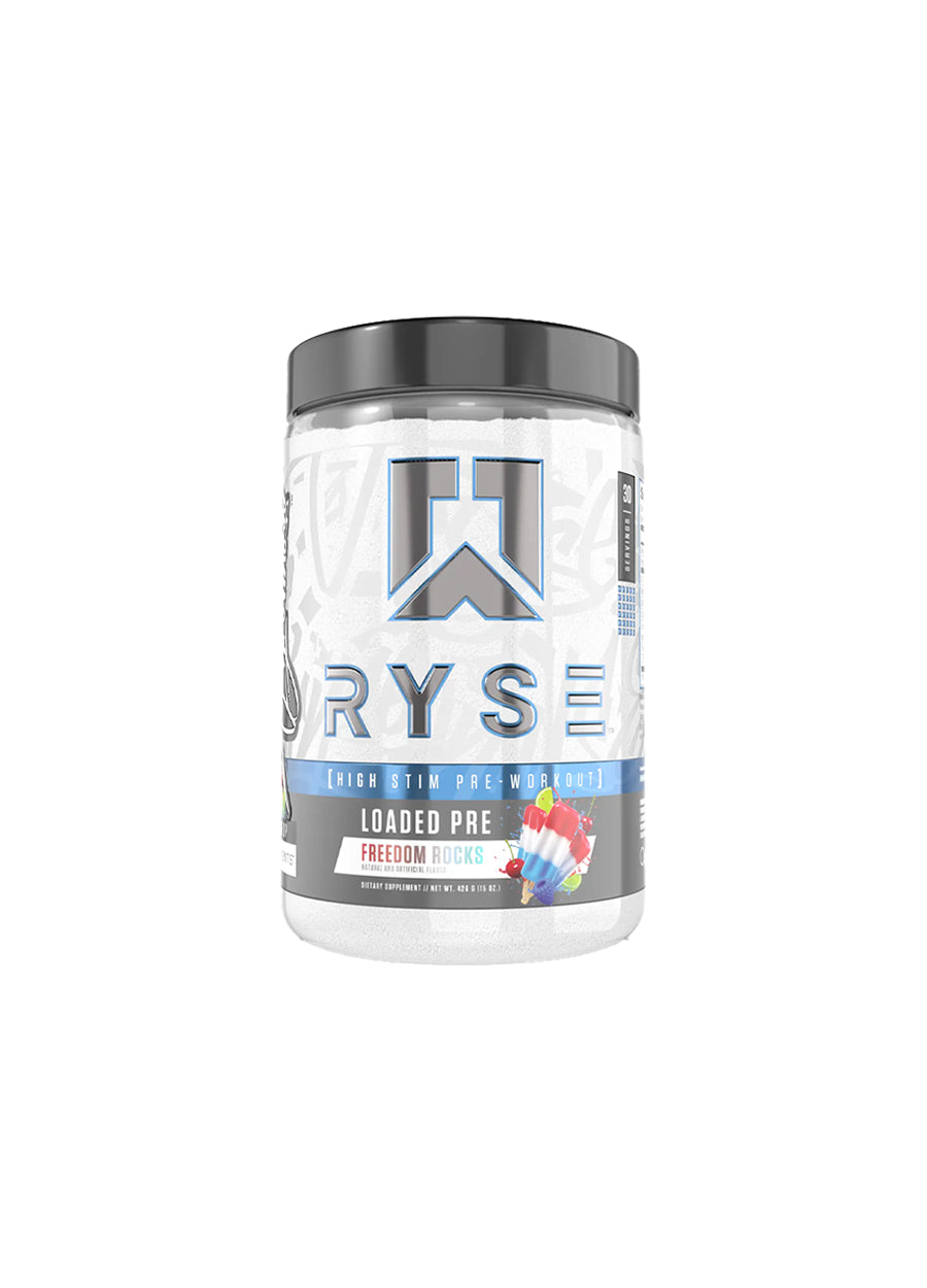 RYSE Supplement Loaded Pre 474g Freedom Rocks Framsida