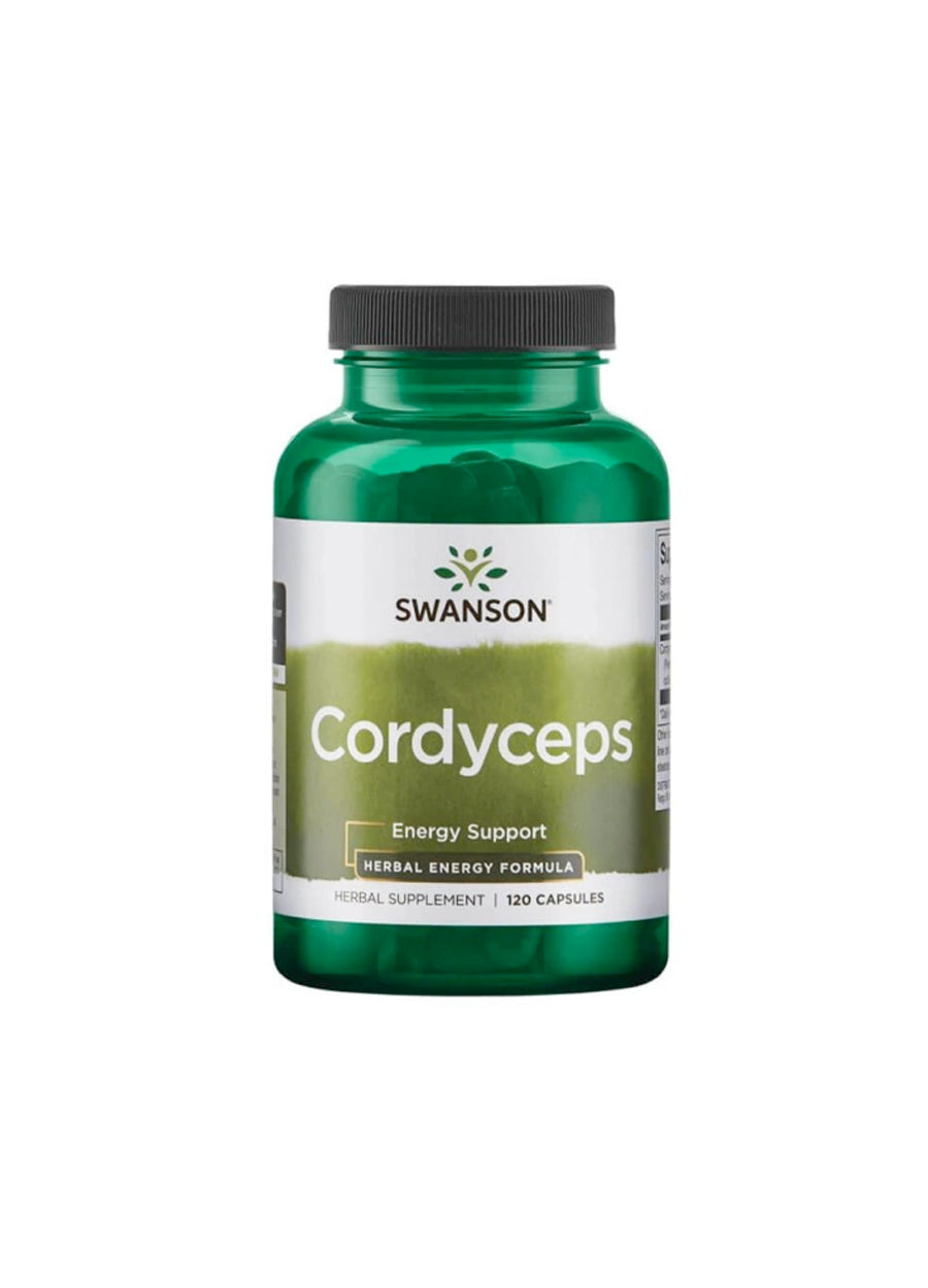 Swanson Cordyceps 120 Kapslar Framsida