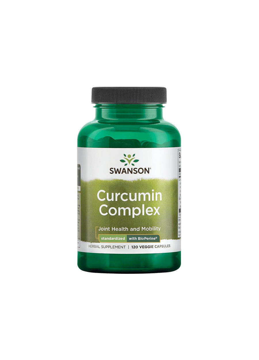 Swanson Curcumin Complex 120 Kapslar Framsida