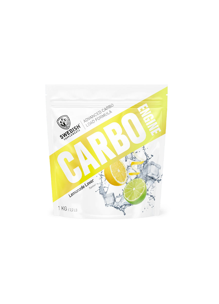 Swedish Supplements Carbo Engine Kolhydrater 1kg Lemonade Lover framsida