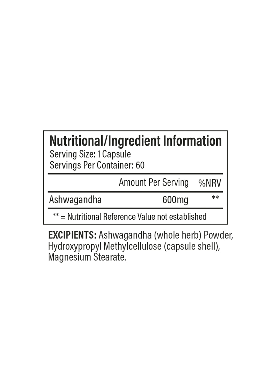 Trained by JP Ashwagandha 60 Kapslar innehåll