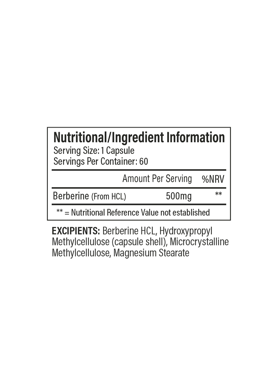 Trained by JP Berberine 60 Kapslar innehåll