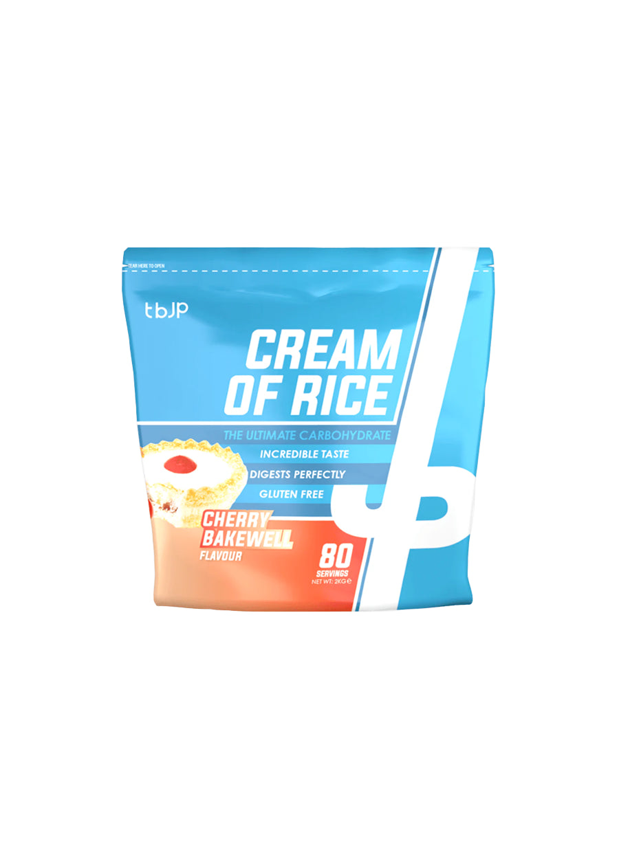 Trained by JP Cream of Rice 2000g Cherry Bakewell Framsidsa