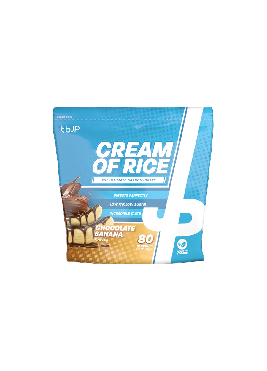 Trained by JP Cream of Rice 2000g Chocolate Banana Framsida