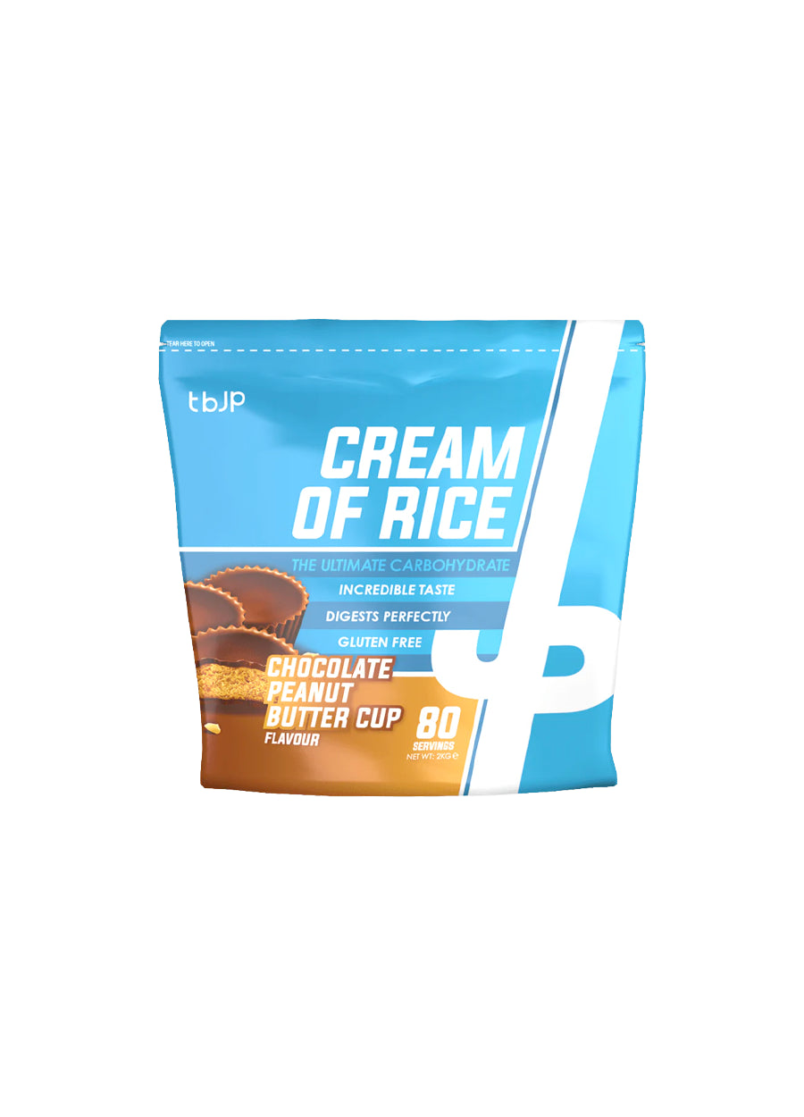 Trained by JP Cream of Rice 2000g Chocolate Peanut Butter Cup Framsida