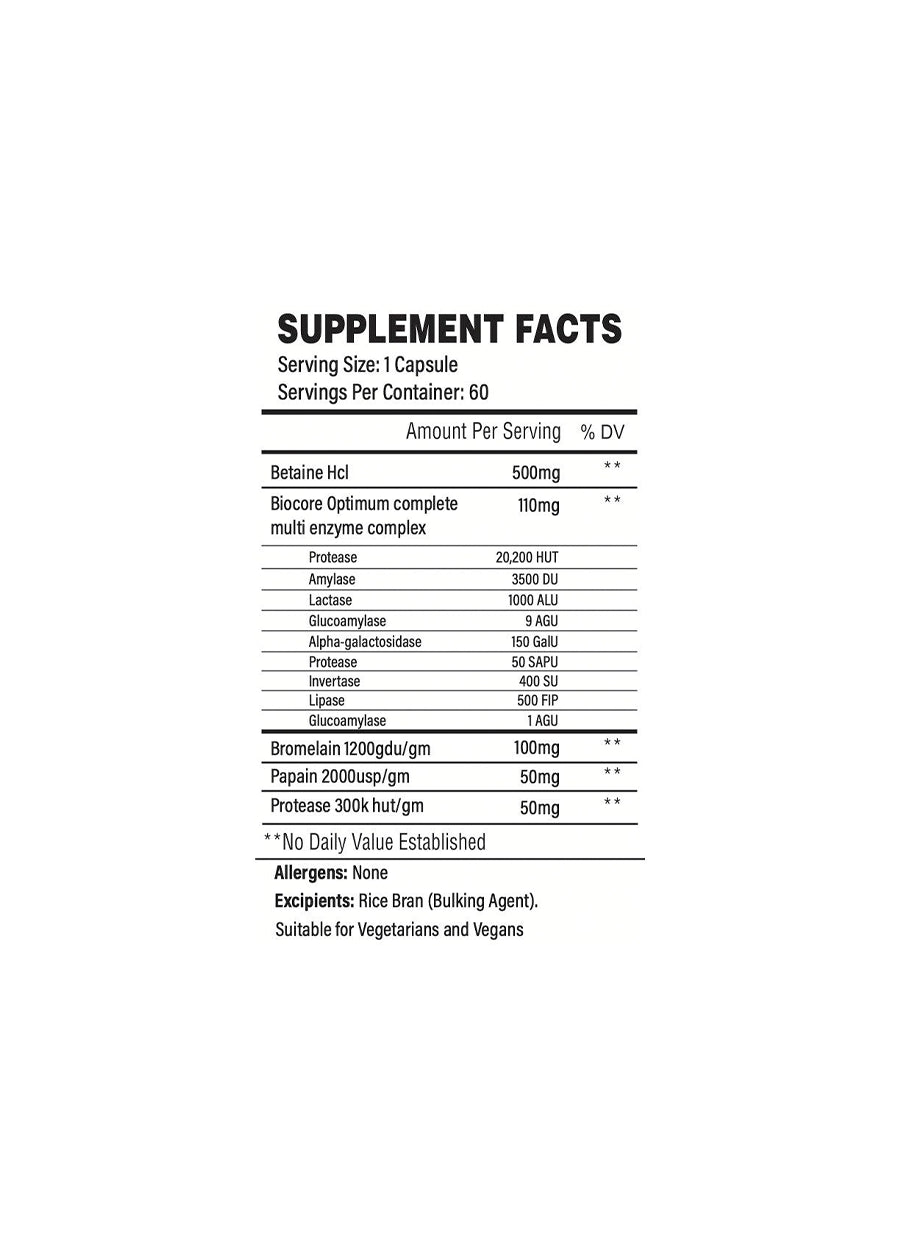 Trained by JP Digest Pharma Pro 60 Kapslar Innehåll