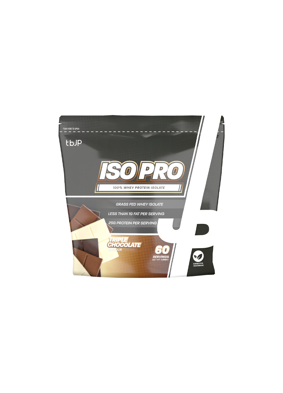 Trained by JP Iso Pro Vassleproteinisolat 1,8kg Triple Chocolate Framsida