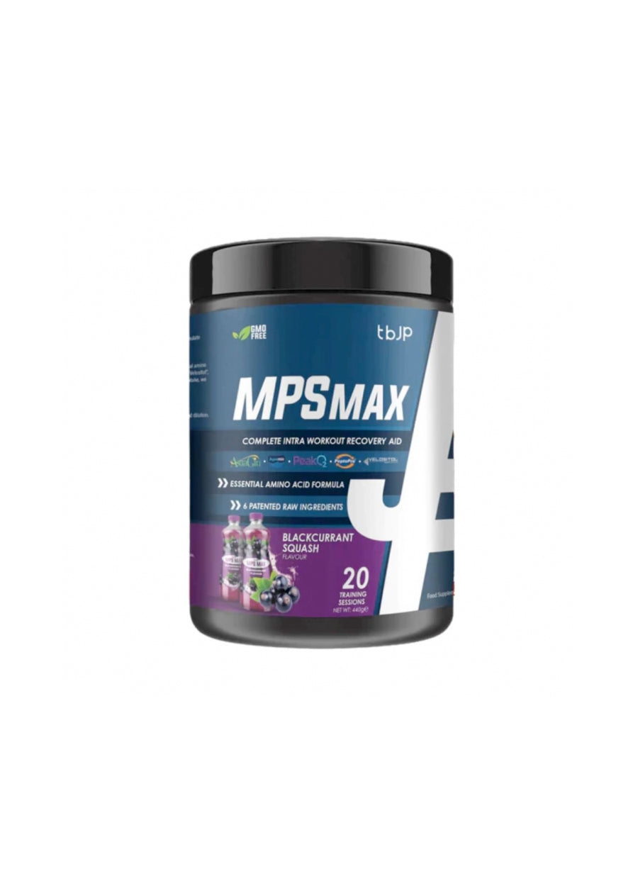Trained by JP MPS Max Intra-Workout 440g Blackcurrant Squash Framsida
