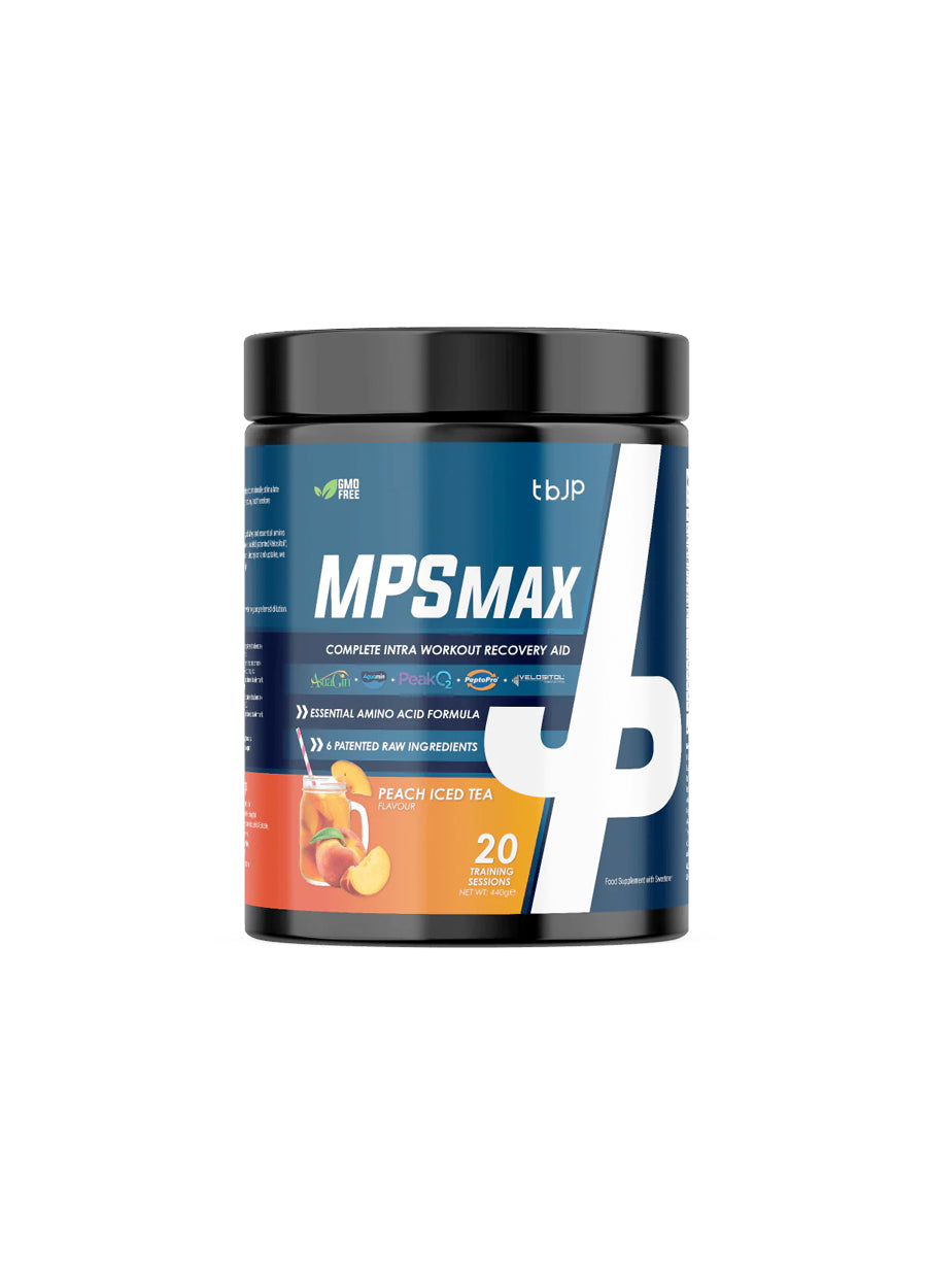 Trained by JP MPS Max Intra-Workout 440g Peached Iced Tea Framsida