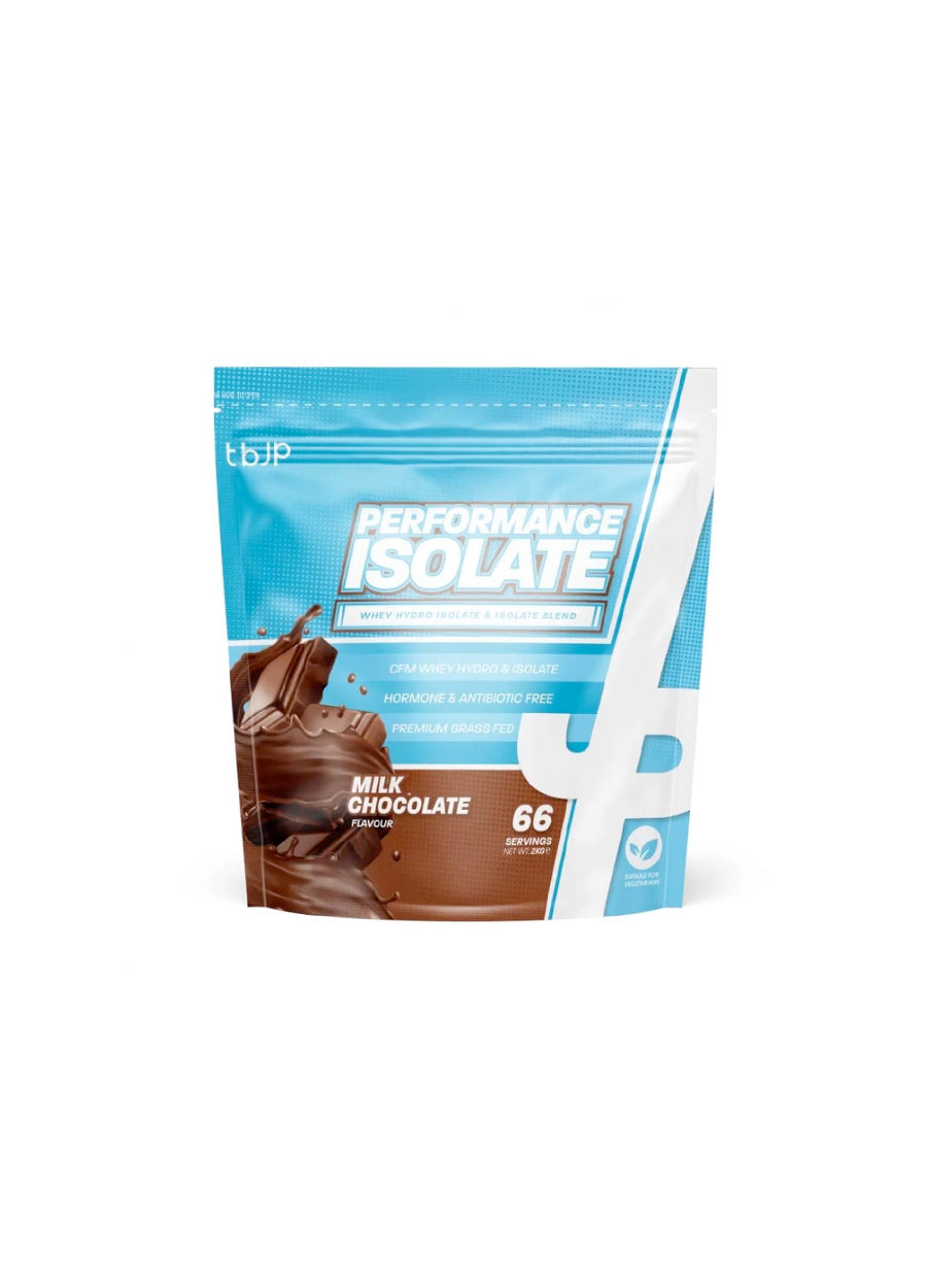 Trained by JP Performance Isolate Vassleproteinisolat 2kg Milk Chocolate Framsida