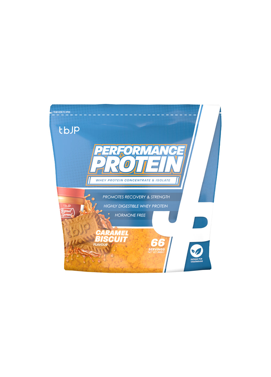 Trained by JP Performance Protein 2000g Caramel Biscuit framsida