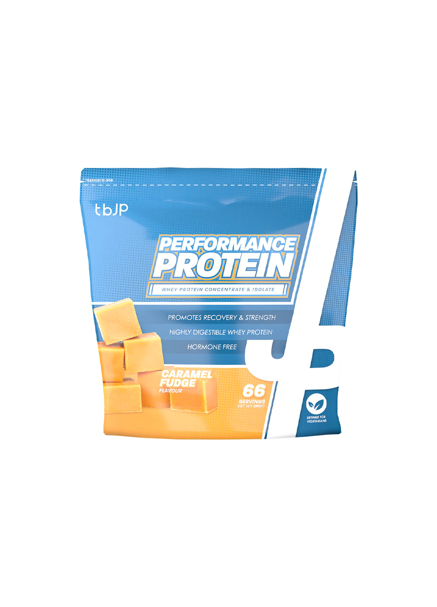 Trained by JP Performance Protein 2000g Caramel Fudge framsida