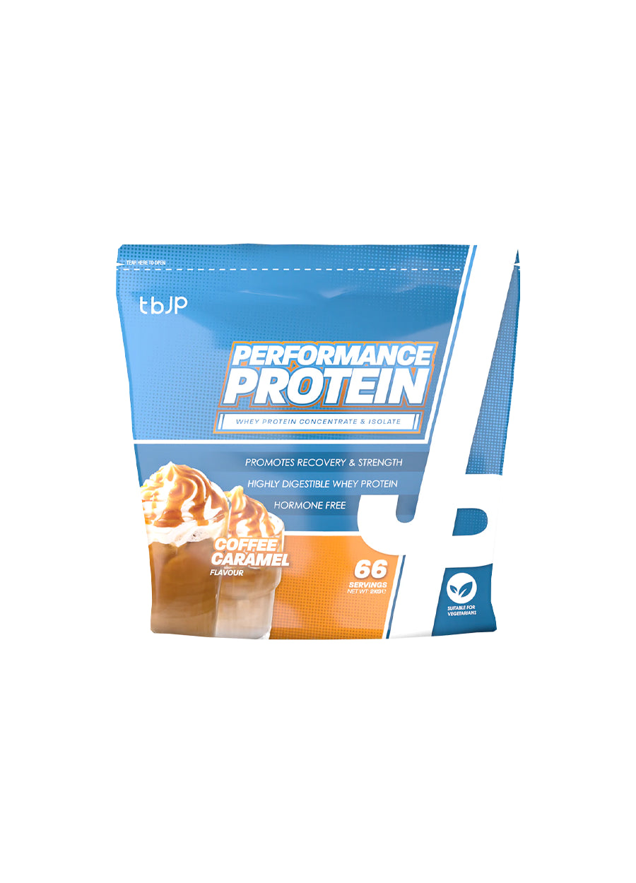 Trained by JP Performance Protein 2000g Coffee Caramel framsida