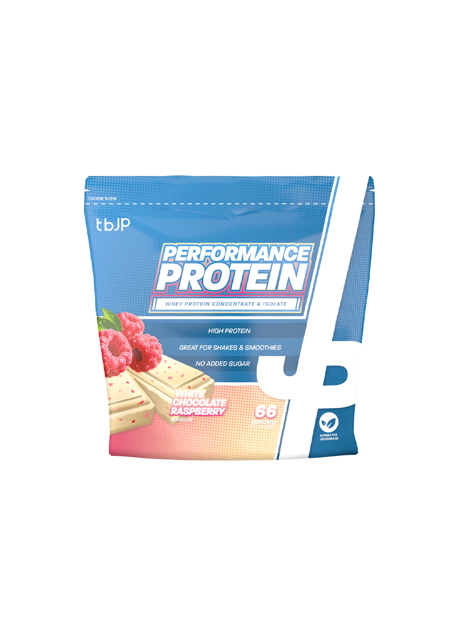 Trained by JP Performance Protein 2000g White Chocolate Raspberry framsida