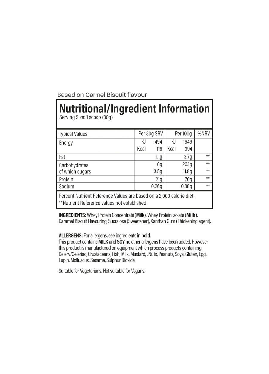 Trained by JP Performance Protein Vassleprotein 1kg Innehålll