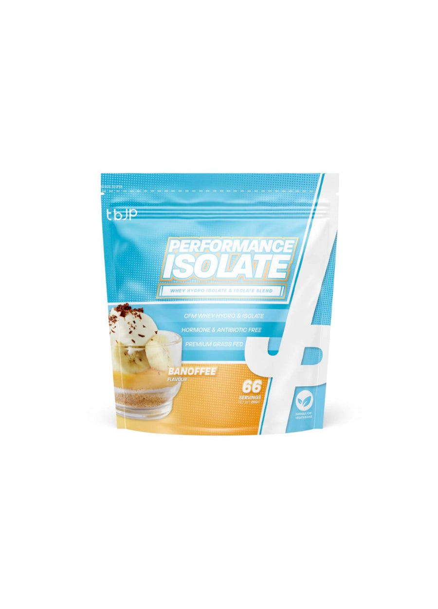Trained by JP Performance Isolate Vassleproteinisolat 2kg Banoffee Framsida