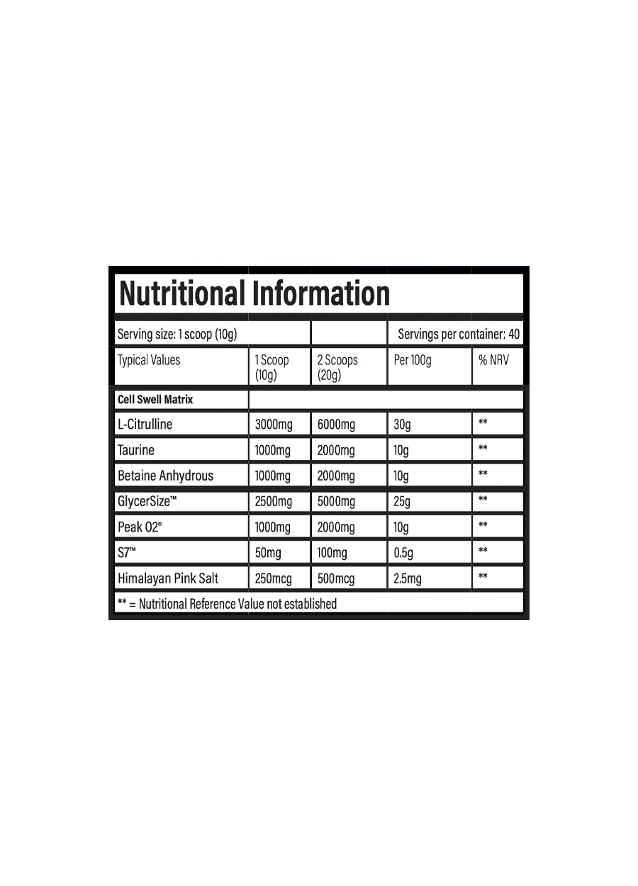 Trained by JP Pumpage 400g Innehåll