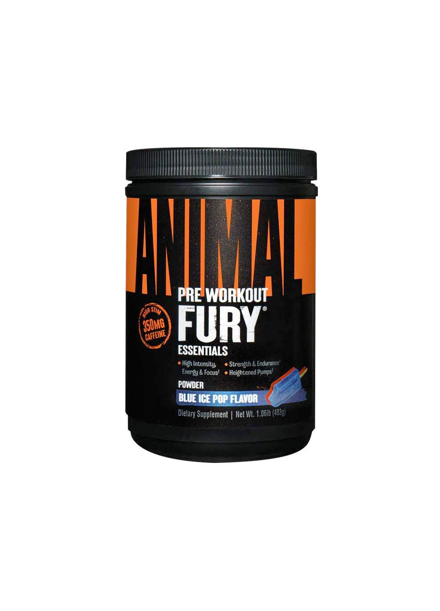 Universal Nutrition Animal Fury PWO 483g Ice Pop Framsida
