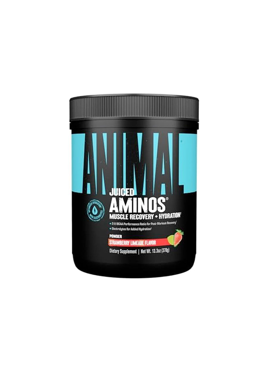Universal Nutrition Animal Juiced Aminos 377g Strawberry Limeade Framsida