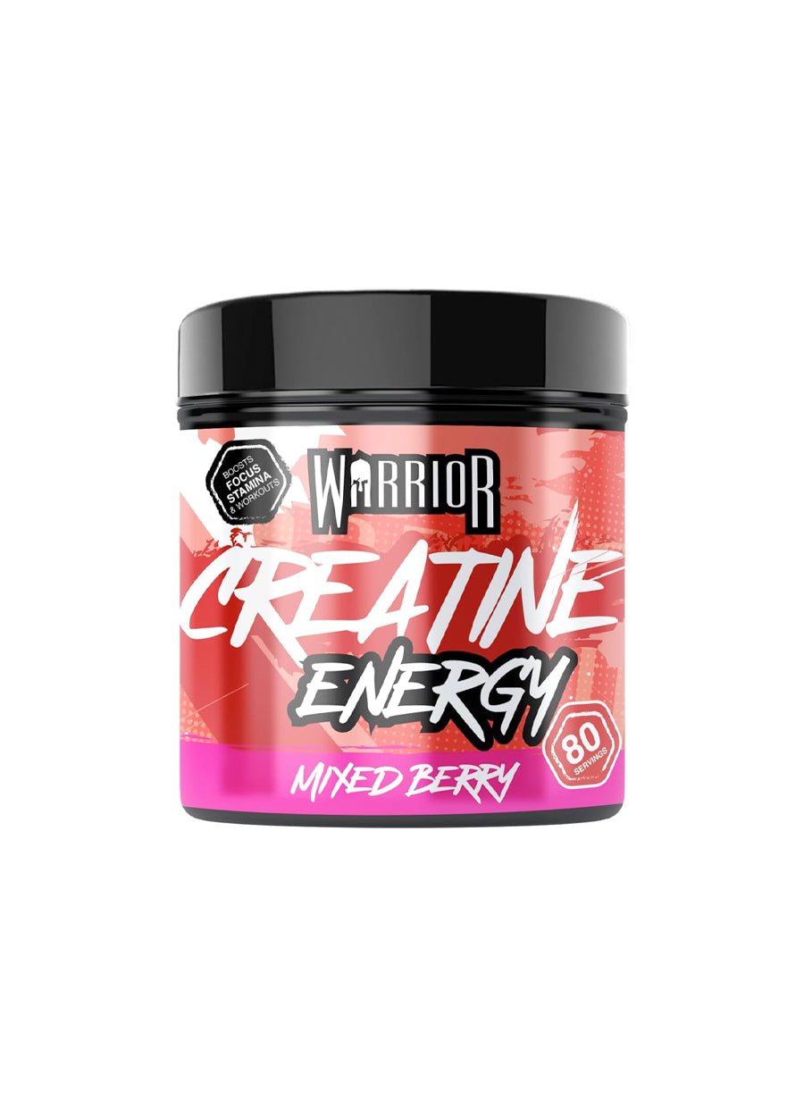 Warrior Creatine + Energy 360g Mixed Berry