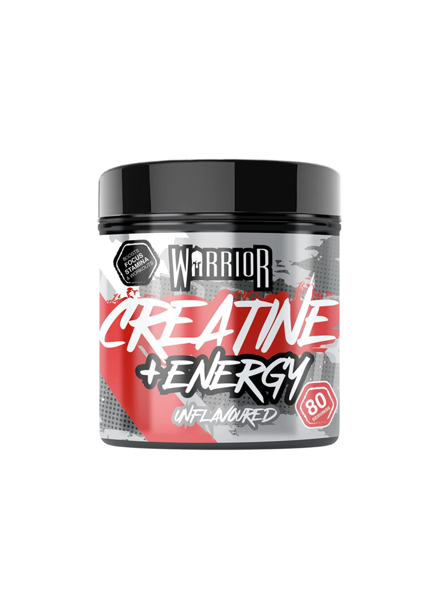 Warrior Creatine + Energy 360g Unflavoured