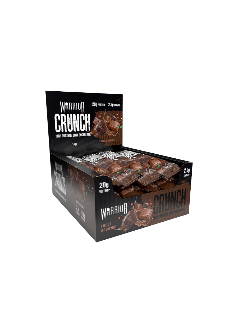 Warrior Crunch Bar 12 x 64 g Fudge Brownie