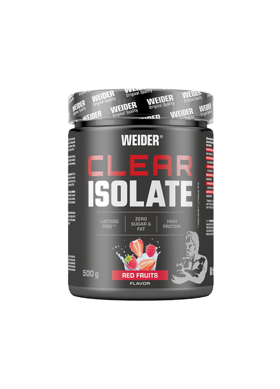 Weider Clear Isolate 500g Red Fruits Framsida