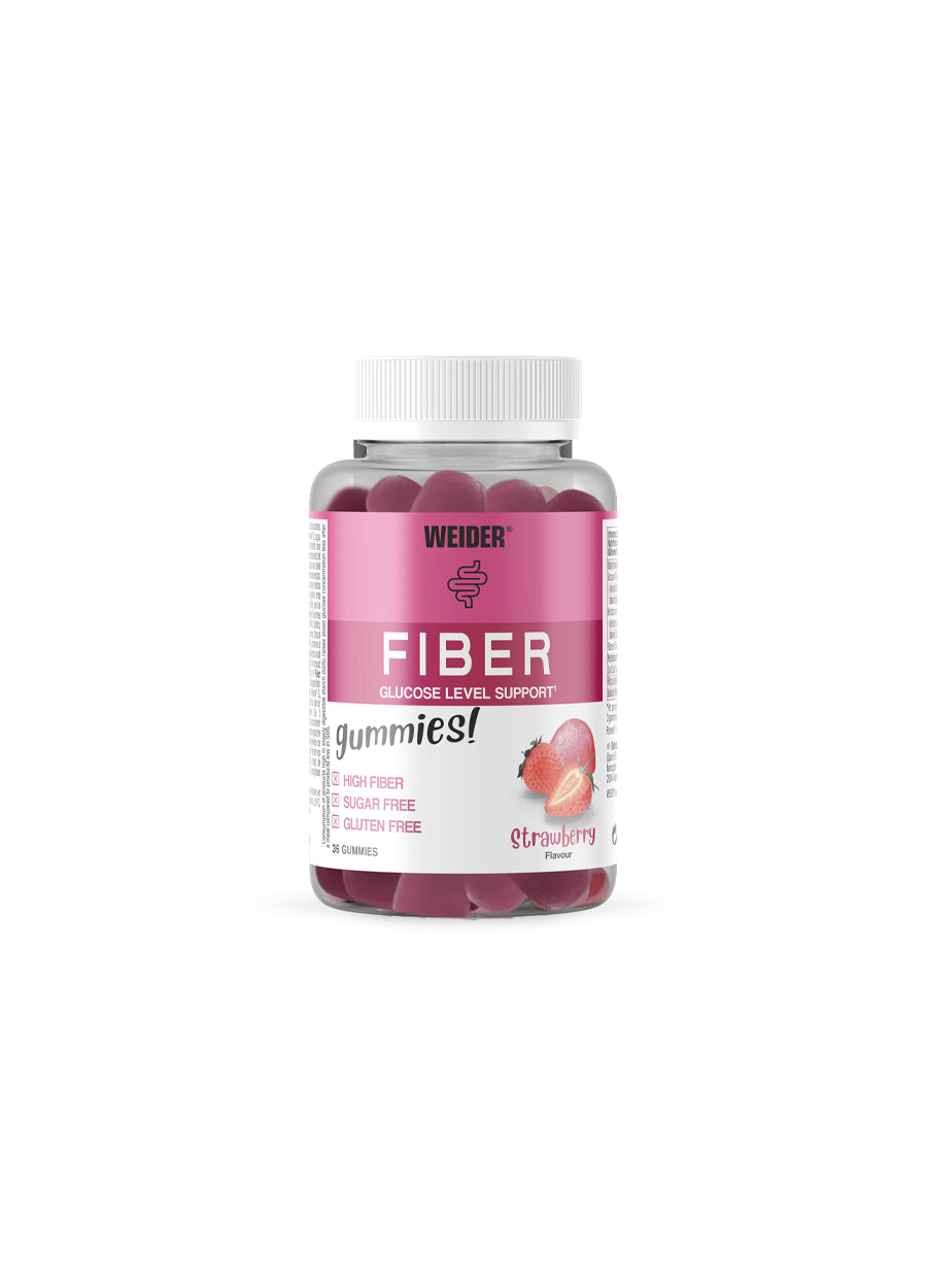 Weider Fiber jordgubbsgummin 36 st i burk