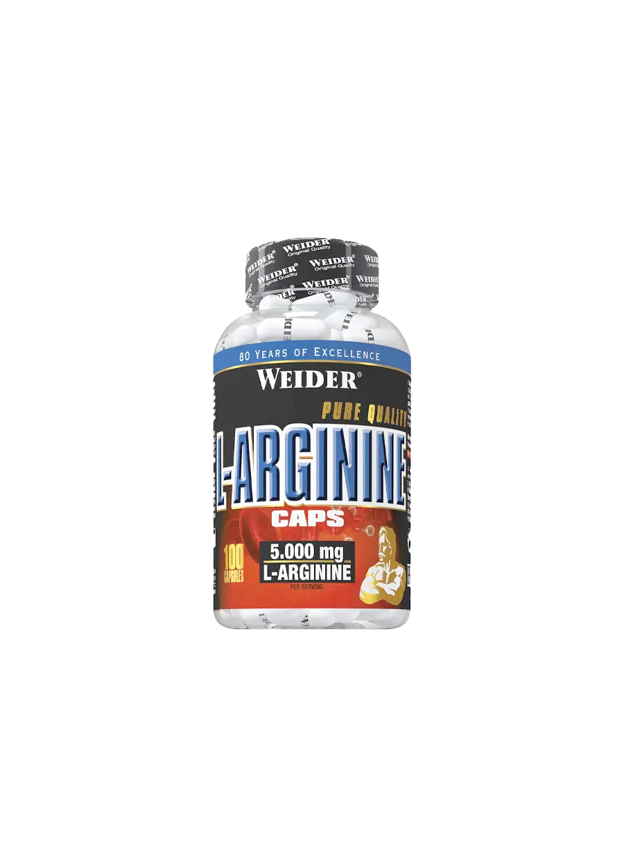 Weider L-Arginine Caps 100 Kapslar Framsida