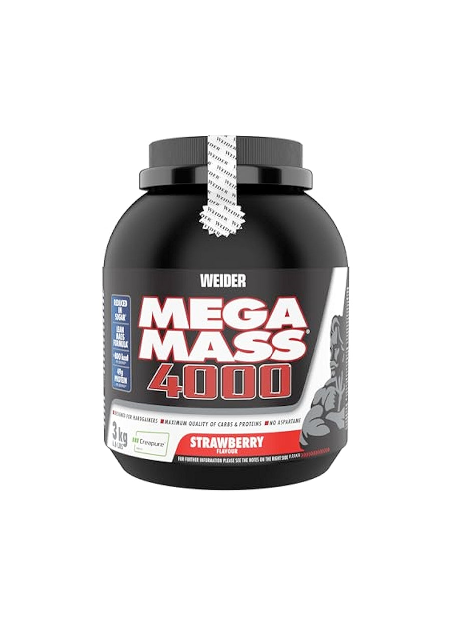 Weider Mega Mass 4000 3000g Strawberry 
