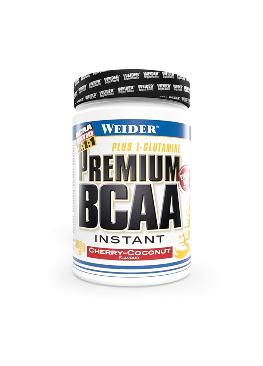 Weider Premium BCAA 500g Cherry Coconut Framsida