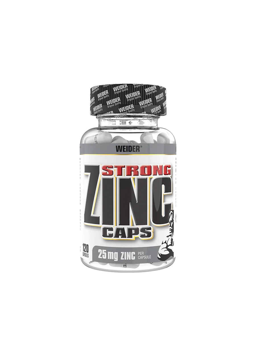 Weider Strong Zinc 25mg 120 Kapslar Framsida