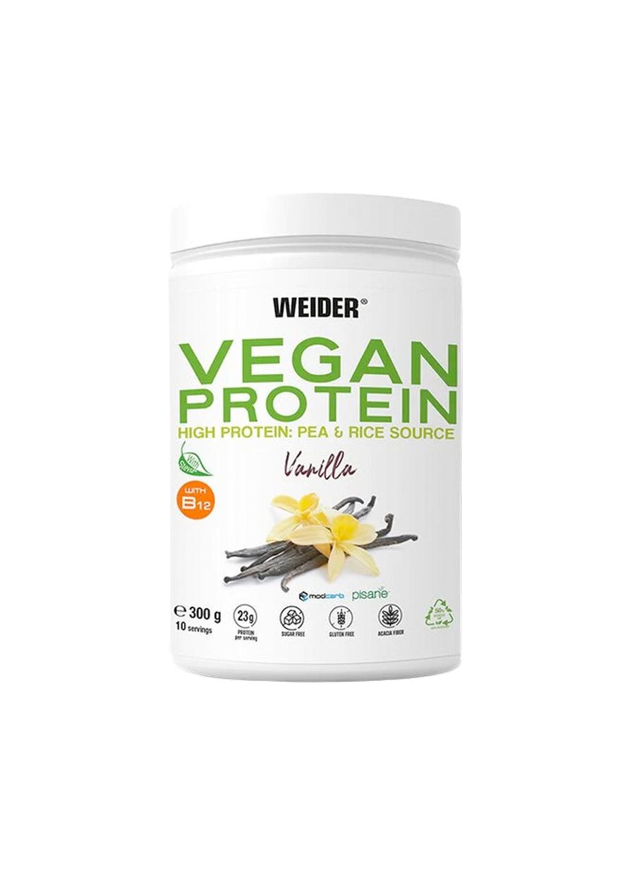Weider Vegan Protein 300g Vanilla Framsida