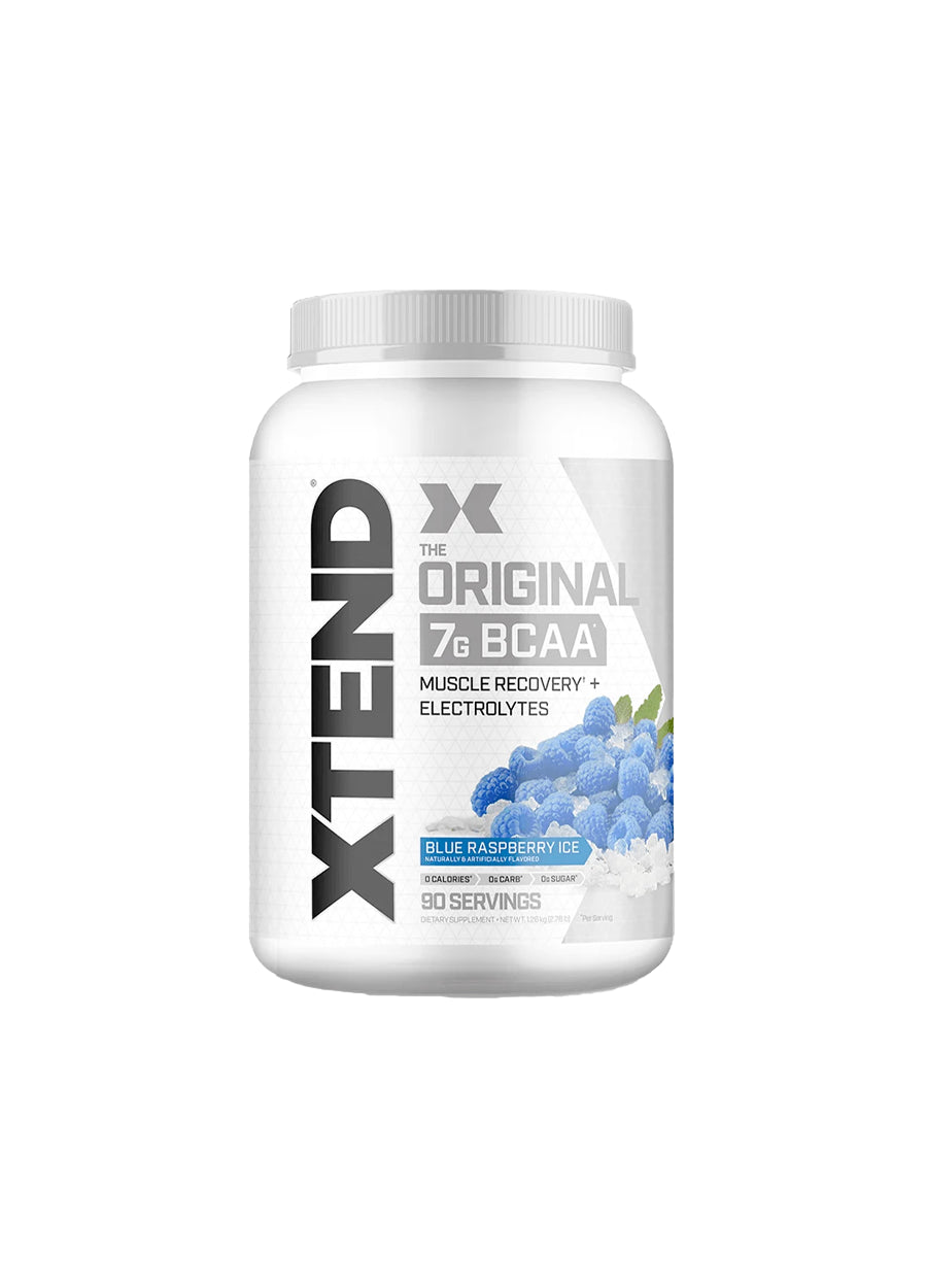 Xtend BCAA 90 Serveringar Blue Raspberry Framsida
