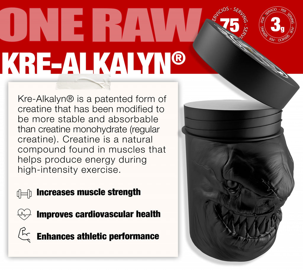 Zoomad Labs One Raw Creatine Kre-Alkalyn 225g fördelar